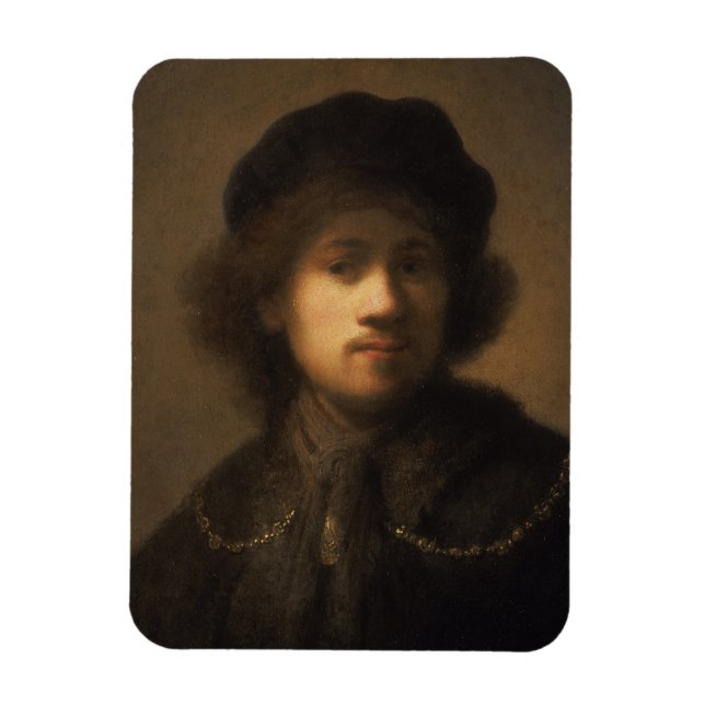 Porträtt i konstnären som ung man | 1629-31 magnet (Vertikal)