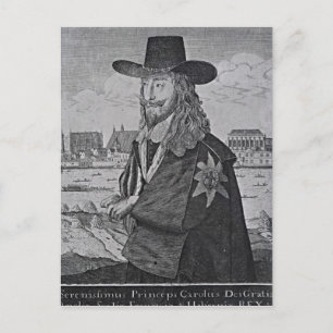 Porträtt i Kung Charles I Vykort