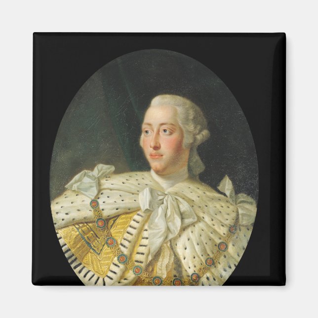 Porträtt i Kung George III efter 1760 Magnet (Framsidan)