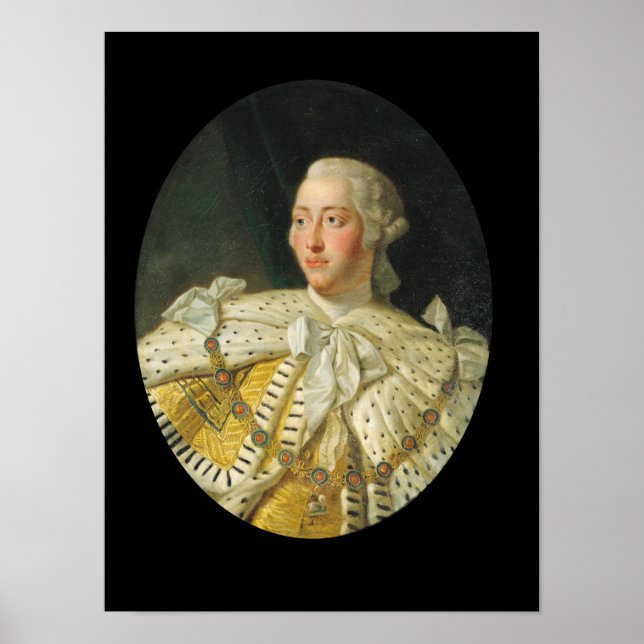 Porträtt i Kung George III efter 1760 Poster (Framsidan)
