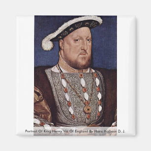 Porträtt i Kung Henry Viii av England Magnet