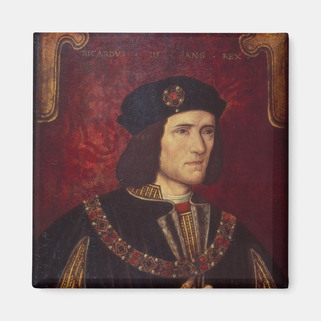 Porträtt i Kung Richard III Magnet (Framsidan)