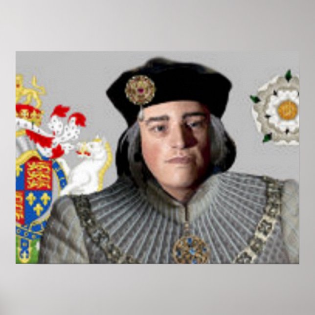 Porträtt i Kung Richard III Poster (Framsidan)