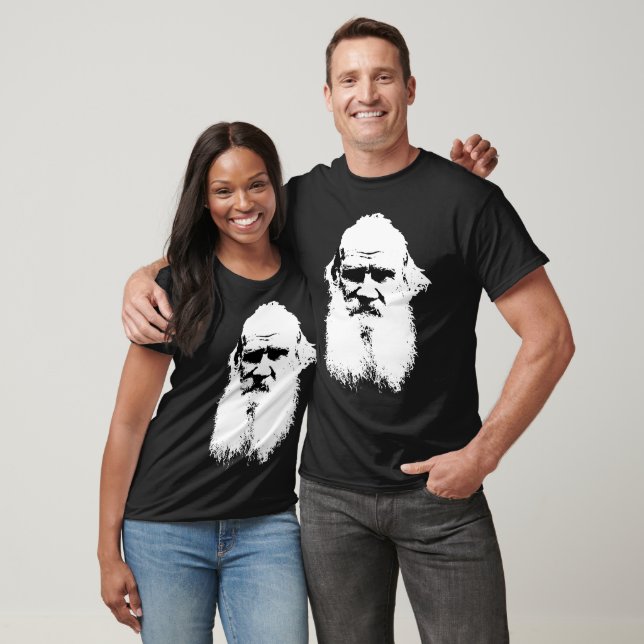 Porträtt i Leo Tolstoy T Shirt (Unisex)