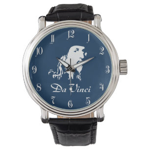 Porträtt i Leonardo Da Vinci Armbandsur