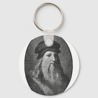 Porträtt i Leonardo da vinci Nyckelring