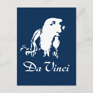 Porträtt i Leonardo Da Vinci Vykort