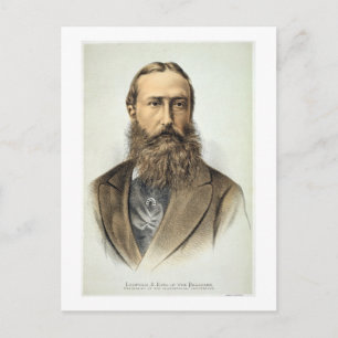 Porträtt i Leopold II (1835-1909), Kung i Belgien Vykort