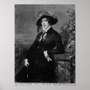 Porträtt i Lola Montez , 1844 Poster