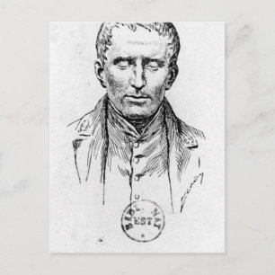 Porträtt i Louis Braille Vykort