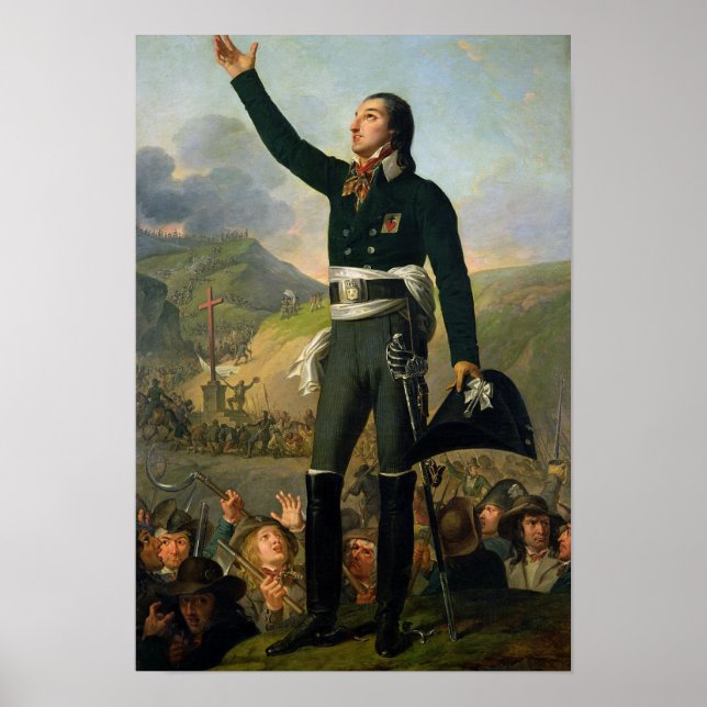 Porträtt i Louis-Marie de Salgues Marquis Poster (Framsidan)