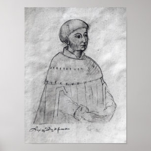 Porträtt i Louis XI Poster