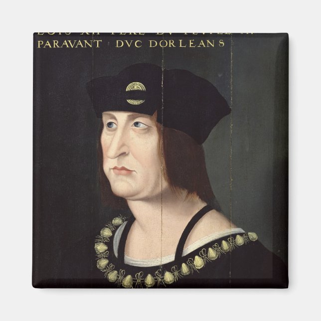 Porträtt i Louis XII Kung av Frankrike Magnet (Framsidan)