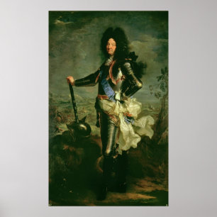 Porträtt i Louis XIV Poster