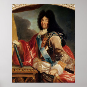 Porträtt i Louis XIV Poster