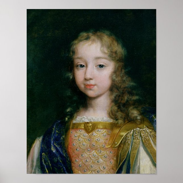 Porträtt i Louis XIV som barn Poster (Framsidan)