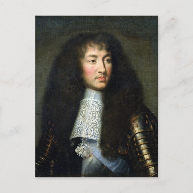 Porträtt i Louis XIV Vykort (Framsida)