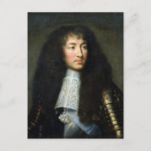 Porträtt i Louis XIV Vykort