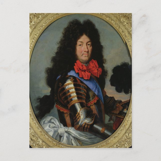 Porträtt i Louis XIV Vykort (Framsida)