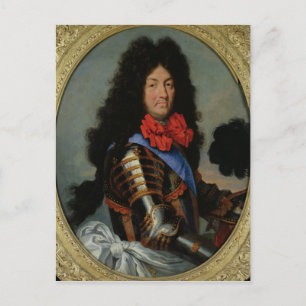 Porträtt i Louis XIV Vykort