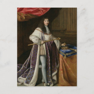 Porträtt i Louis XIV Vykort