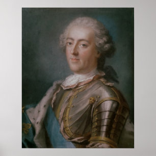 Porträtt i Louis XV Kung i Frankrike Poster