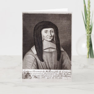 Porträtt i Louise de Marillac Kort