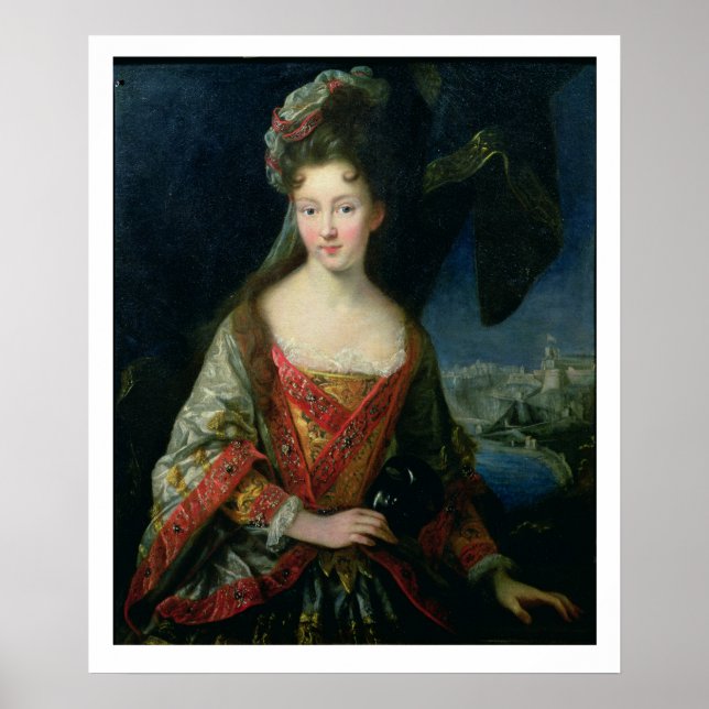 Porträtt i Louise-Hippolyte (1687-1731), Princess Poster (Framsidan)