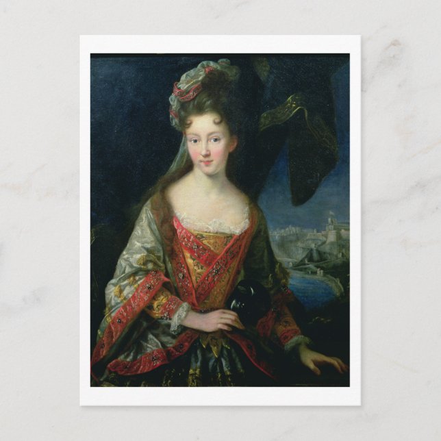 Porträtt i Louise-Hippolyte (1687-1731), Princess Vykort (Framsida)