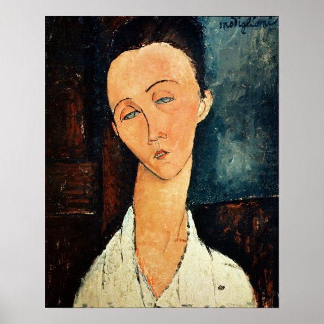 Porträtt i Lunia Czechowska, 1918 Poster (Framsidan)