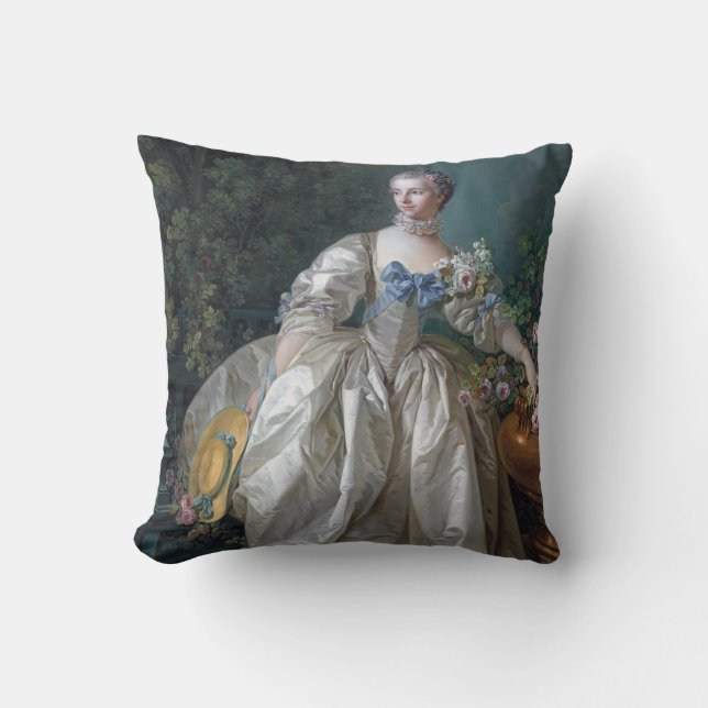 Porträtt i Madame Bergeret, Boucher Kudde (Framsida)