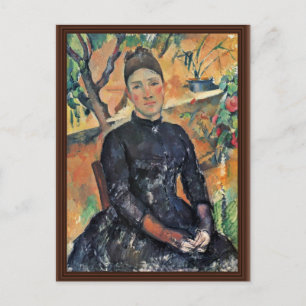 Porträtt i Madame Cezanne i Greenhouse Vykort