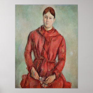 Porträtt i Madame Cezanne Poster