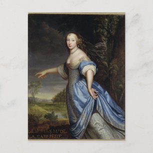 Porträtt i Madame de la Sabliere Vykort