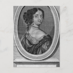 Porträtt i Madame de Maintenon Vykort