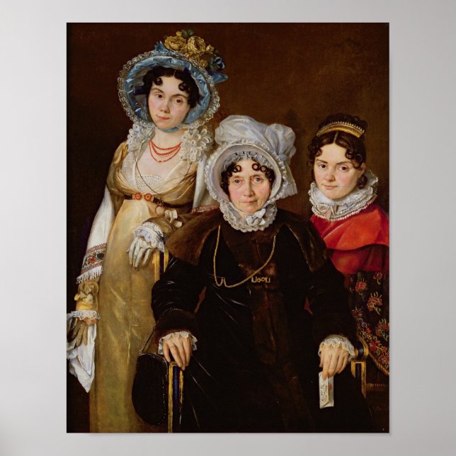 Porträtt i Madame de Targ Poster (Framsidan)