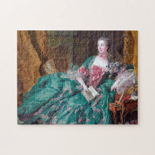 Porträtt i Madame Pompadour, Boucher, 1756 Pussel