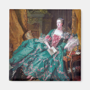 Porträtt i Madame Pompadour, Boucher Magnet