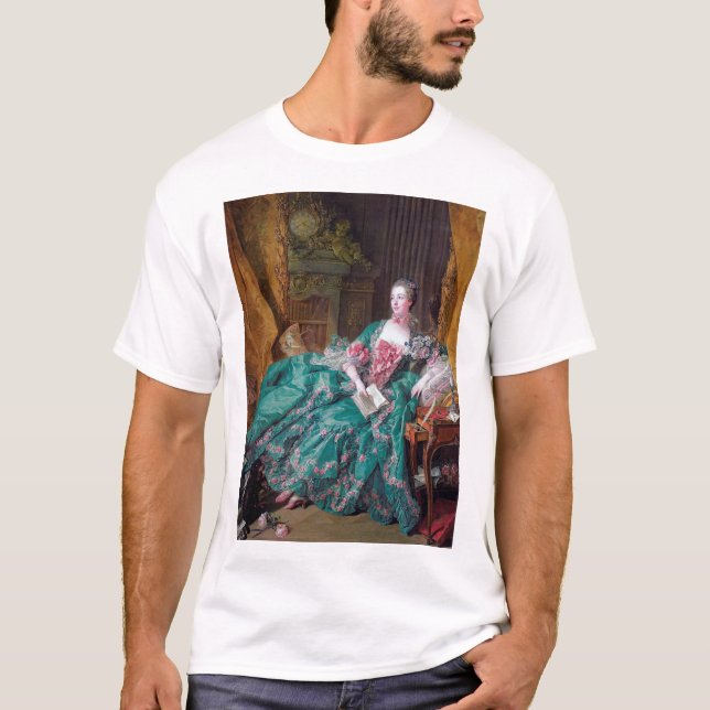 Porträtt i Madame Pompadour, Boucher T Shirt (Framsida)