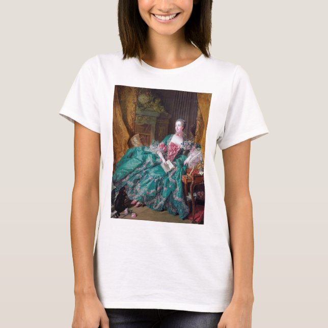 Porträtt i Madame Pompadour, Boucher T Shirt (Framsida)