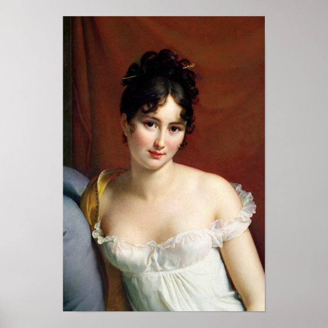 Porträtt i Madame Recamier Poster (Framsidan)