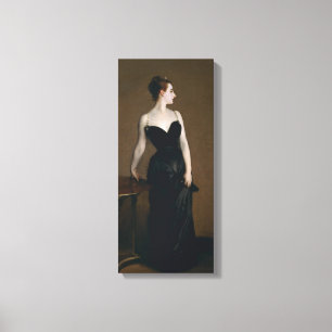 Porträtt i Madame X av John Singer Sargent, 1884 Canvastryck