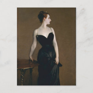 Porträtt i Madame X av John Singer Sargent, 1884 Vykort