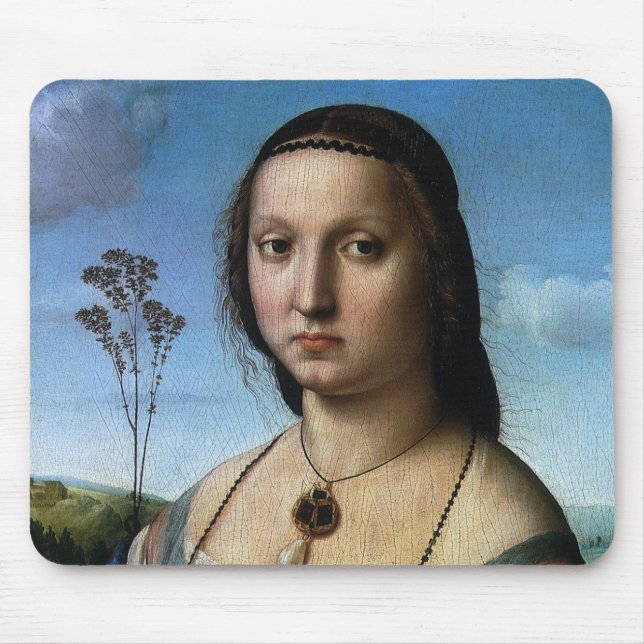 Porträtt i Maddalena Doni av Raphael Sanzio Musmatta (Framsidan)