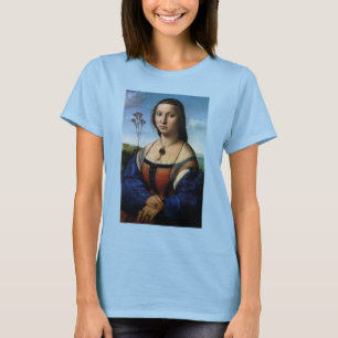 Porträtt i Maddalena Doni av Raphael Sanzio Tee Shirt