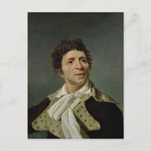 Porträtt i Marat 1793 Vykort (Framsida)