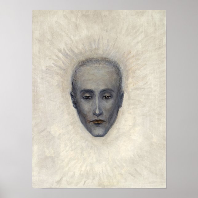 Porträtt i Marcel Duchamp av Florine Stettheimer Poster (Framsidan)