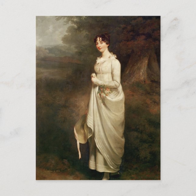 Porträtt i Marcia. B. Fox Vykort (Framsida)