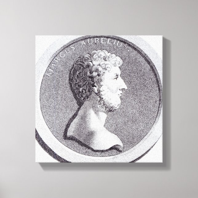 Porträtt i Marcus Aurelius Canvastryck (Framsida)
