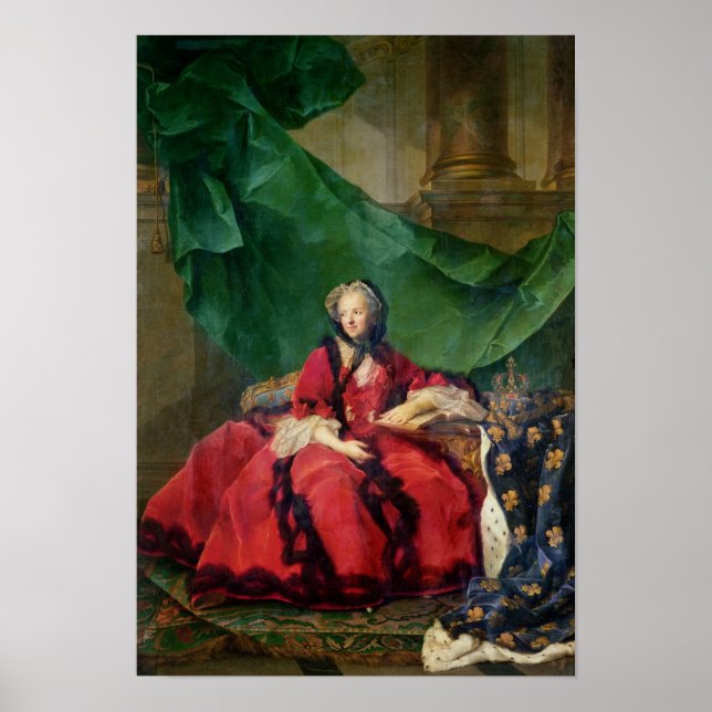 Porträtt i Maria Leszczynska i Daily Dress Poster (Framsidan)